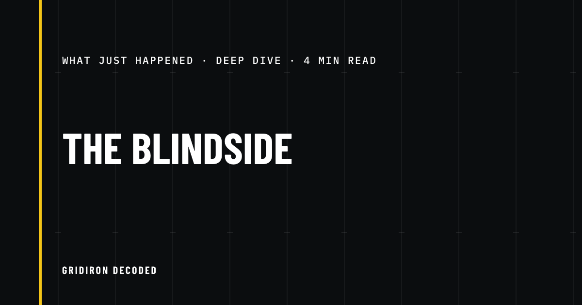 The blindside, and the one block that can lose you a game